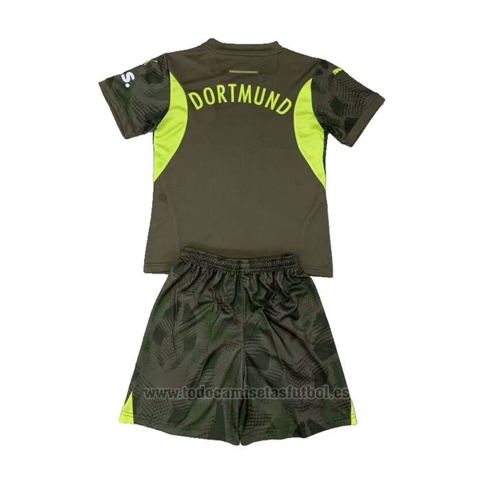 Camiseta Borussia Dortmund Portero 1ª Nino 2024-2025